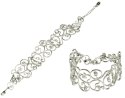 Colibra Bransoletka ażurowa z kryształkami z kolekcji Wedding Dream (B8144AG)