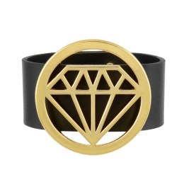 Colibra Bransoletka skórzana z diamentem z kolekcji Diamond (B23/WIO/31Au)