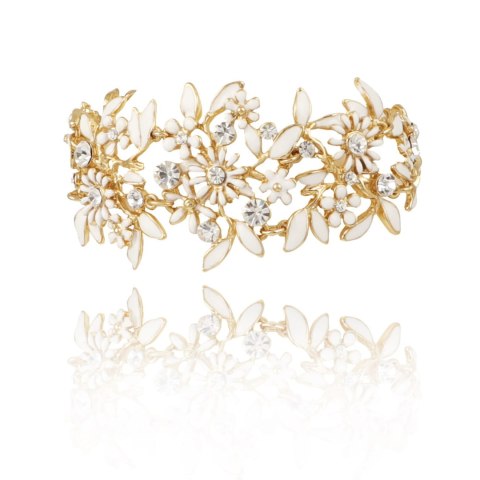Colibra Bransoletka kwiatuszki z kolekcji Wedding Dream (B8157AU/BIEL)